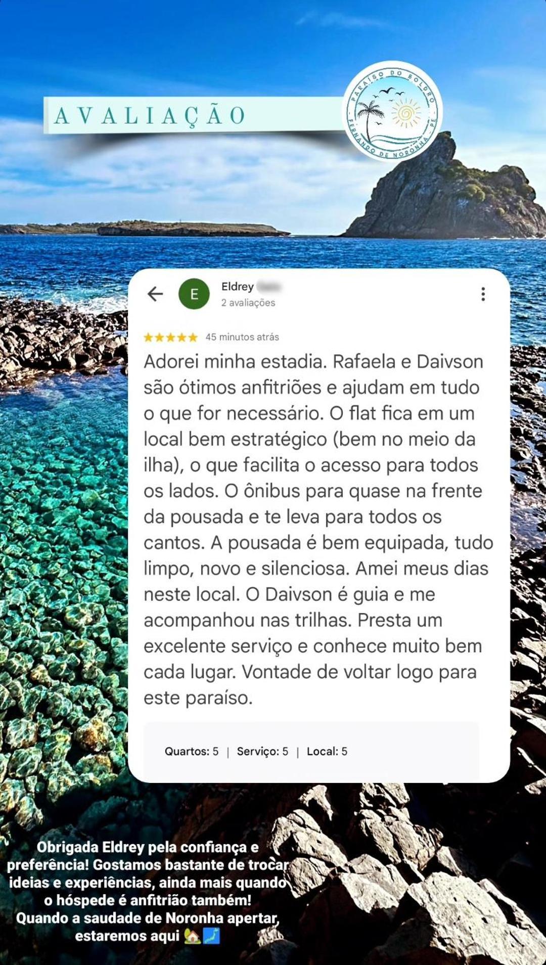 Paraiso Do Boldro Flat Fernando de Noronha Luaran gambar